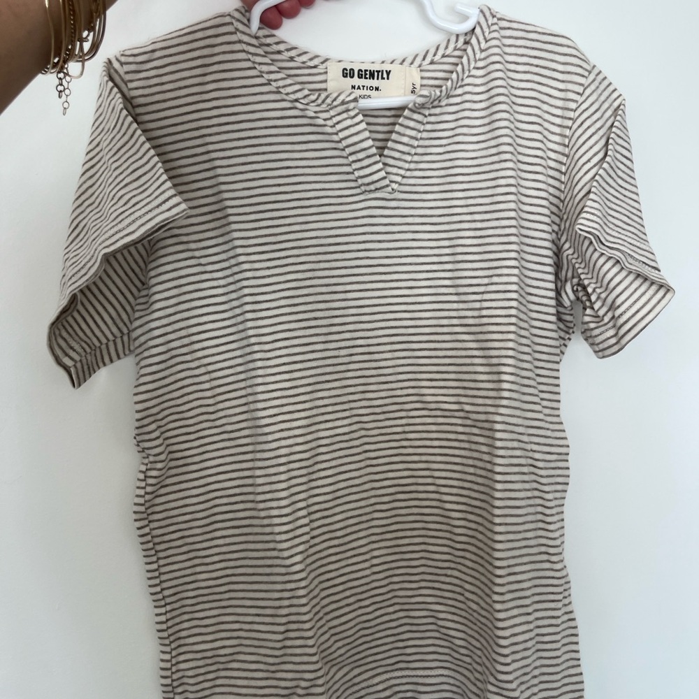 Go Gently Nation Striped T-Shirt